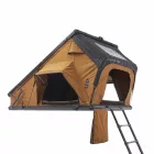VICKYWOOD Alu Triangle Hard Shell Roof Tent CUMARU UP 145 - Earthy Yellow