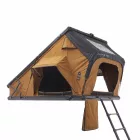 VICKYWOOD Alu Triangle Hard Shell Roof Tent CUMARU UP 145 - Earthy Yellow