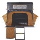 VICKYWOOD Alu Triangle Hard Shell Roof Tent CUMARU UP 145 - Earthy Yellow