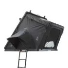 VICKYWOOD CUMARU XP 135 Aluminum Triangle Hard-Shell Rooftop Tent - All Black Edition with Memory Foam Mattress