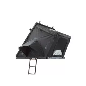   VICKYWOOD CUMARU XP 135 Aluminum Triangle Hard-Shell Rooftop Tent - All Black Edition with Memory Foam Mattress