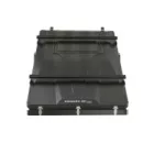 VICKYWOOD CUMARU XP 135 Aluminum Triangle Hard-Shell Rooftop Tent - All Black Edition with Memory Foam Mattress