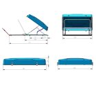  Tetősátor Vickywood MIGHTY OAK LIGHT 165 szürke