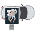  Tetősátor Vickywood MIGHTY OAK LIGHT 165 szürke