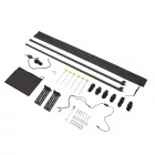 270° Awning LEAF Left 250 cm grey