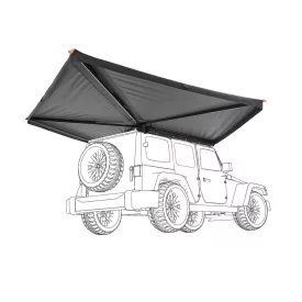   VICKYWOOD BRANCH 270° Rugged Hardcover Awning Passenger Side 250 cm - grey