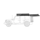 VICKYWOOD BRANCH 270° Rugged Hardcover Awning Passenger Side 250 cm - grey