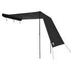 VICKYWOOD Oldalfal 200 x 220 cm - Fekete