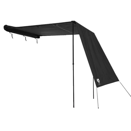 VICKYWOOD Oldalfal 200 x 220 cm - Fekete