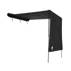 VICKYWOOD Oldalfal 200 x 220 cm - Fekete