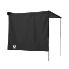 VICKYWOOD Oldalfal 200 x 220 cm - Fekete