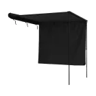 VICKYWOOD Oldalfal 200 x 220 cm - Fekete
